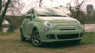 2012 Fiat 500 Test Drive amp Car Review with Emme Hall by RoadflyTV [upl. by Jaddan514]