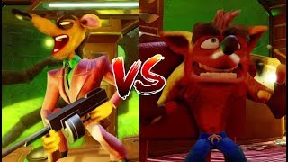 Crash Bandicoot VS Pinstripe Potoroo  Crash Bandicoot N Sane Trilogy [upl. by Naga]