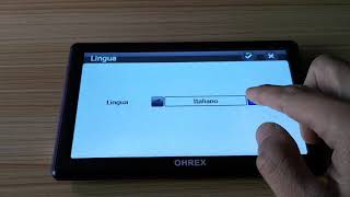 How to Change Menus Language in OHREX Sat Nav GPS Navigation [upl. by Anaiuq]