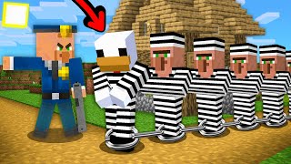 TOUT les Villageois ont été EMPRISONÉS dans mon Village Minecraft [upl. by Emee]