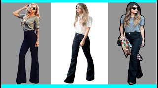 15 Unique Outfit Ideas You Can Create With Black Bootcut Jeans [upl. by Amilas]