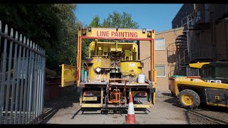 Uppingham School linemarking  Car park thermoplastic line marking [upl. by Eletnahc]