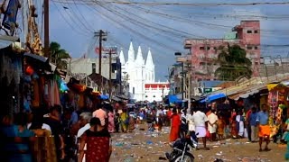 Velankanni street market [upl. by Cirdla]