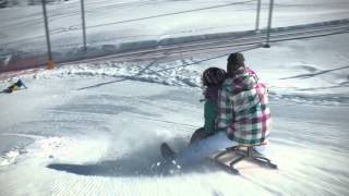 Zermatt  Matterhorn Rodeln in und um Zermatt  Schlitteln mit Toboggan [upl. by Ahtanaram912]