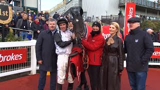 GERRI COLOMBE prevails in Champion Chase thriller at Down Royal [upl. by Aciraj470]