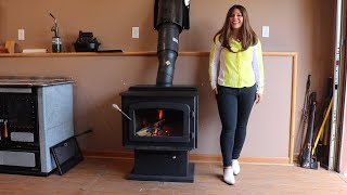 Review of Drolet Escape 1800 woodstove [upl. by Rainger]