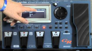 Roland GR55 Patch Edit Tutorial Part 2  Model Guitar Effects [upl. by Eniarrol]