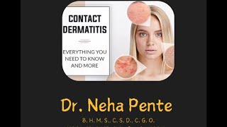 A case of Contact dermatitis by Dr Neha Pente [upl. by Aramoix]