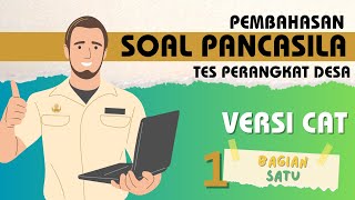 PEMBAHASAN SOAL PANCASILA TES PERANGKAT DESA BAGIAN 1 [upl. by Phox159]