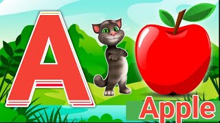 A for apple b for ball c for cat d for dog e for elephant  Abc phonics  A to Z alphabets [upl. by Vescuso]