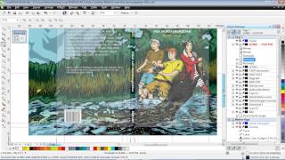 CorelDRAW Tutorial  Creating an Illustration for Use in a Book Cover Design [upl. by Yvaht552]