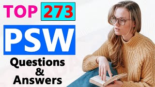 PSW Exam vary important Question amp Answer [upl. by Trab]