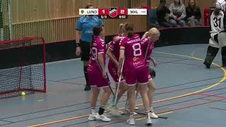 Highlights Svenska Superligan Dam IBK Lund  Malmö FBC [upl. by Adnhoj]