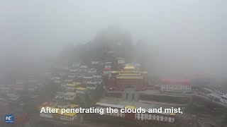 Ascend to the Zezhol Monastery sitting high on the cliffs in Tibet [upl. by Malca]