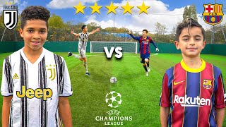 I Challenged KID RONALDO vs KID MESSI [upl. by Ennahgem629]