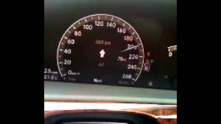 Mercedes S320 CDI Top speed 252 kmh  156mph [upl. by Kcirdorb242]