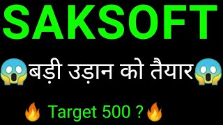 Saksoft share 🔥  Saksoft share latest news  Saksoft share news today [upl. by Tarfe]