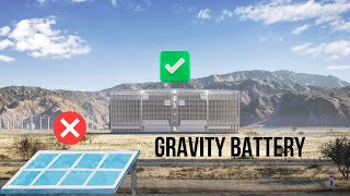 How gravity battery solve solar and wind energy problem  How its work [upl. by Aknaib]