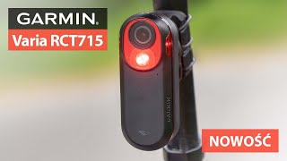 Garmin Varia RCT715  Rowerowy radar wsteczny z kamerą [upl. by Esinehs]