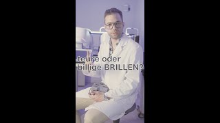 👓 Teure oder billige Brillen [upl. by Eiser]