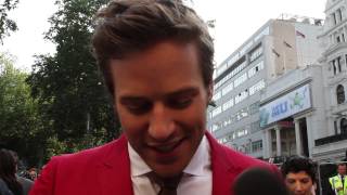 Armie Hammer on the Lone Ranger UK red carpet [upl. by Okier485]