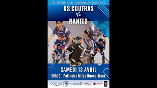 J16 N1 US COUTRAS  NANTES ARH Championnat de France 20232024 [upl. by Broida324]