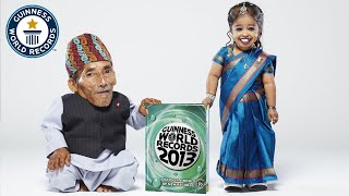 Worlds Smallest Man and Woman Meet For The First Time  Guinness World Records [upl. by Eleanor]