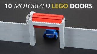 Building 10 Motorized Lego Doors [upl. by Darej225]