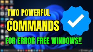 ErrorFree Windows 🎉 2 Powerful Commands to Repair and Optimize [upl. by Joyce]