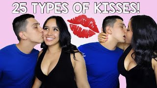 25 TYPES OF KISSES CHALLENGE WITH MY EXGIRLFRIEND 👀 [upl. by Zeiger]