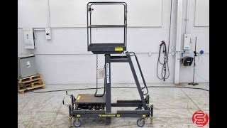 2007 Ballymore MR20DC 25 Telescoping Hydraulic Personnel Lift  Has Brand New Batteries [upl. by Nosreip]