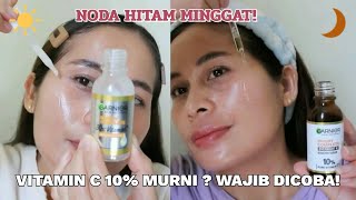 VITAMIN C SERUM INI BEST REVIEW GARNIER BRIGHT COMPLETE VITAMIN C 10 OVERNIGHT BOOSTER SERUM [upl. by Enenaj]