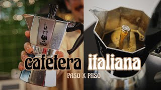 CÓMO PREPARAR UNA CAFETERA ITALIANA  Café de especialidad Trucos y consejos Paso a paso [upl. by Cioban]