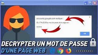 DECRYPTER UN MOT DE PASSE SUR UNE PAGE WEB [upl. by Leandre]