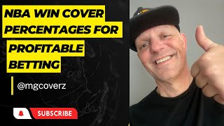 NBA win cover percentages strategies for profitable betting nba sportsbetting mgcovers [upl. by Rives323]