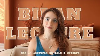 MON BILAN LECTURE DOCTOBRE 🍁 13 livres lus [upl. by Cobbie749]