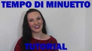 Tempo di Minuetto Violin Tutorial [upl. by Akessej]