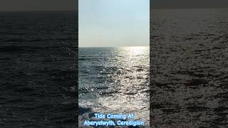 Tide Coming In At Aberystwyth Ceredigion August 2024 [upl. by Christabelle]