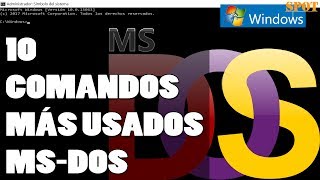 Los 10 comandos de MSDOS más usados que debes saber [upl. by Saberhagen849]