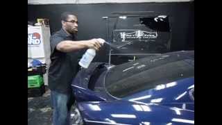 DIY Window Tint Removal off Rear Window at 215 Motoring Part 1 [upl. by Ise31]