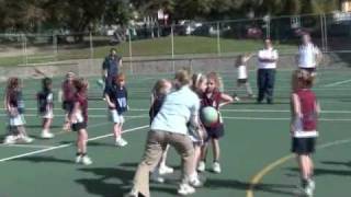 Reece Badenhorst  Gene Louw vs Chesterhouse 2nd Half Netball U 7E [upl. by Whitman]