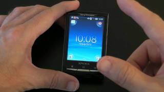 Sony Ericsson Xperia X10 Mini Mobile Phone  Unboxing amp Review [upl. by Ahkeber]