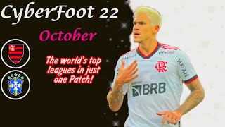 CYBERFOOT 2223 UPDATE PATCH WITH THE TOP 15 LEAGUES IN THE WORLD [upl. by Filippo]