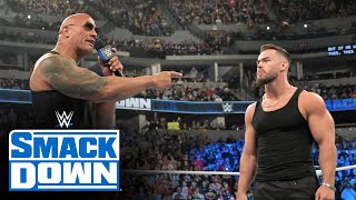 FULL SEGMENT  The Rock returns to dismantle Austin Theory SmackDown highlights Sept 15 2023 [upl. by Leiser]