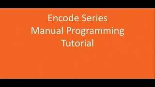 Schlage Encode Family Manual Lock Programming Tutorial [upl. by Llertal709]