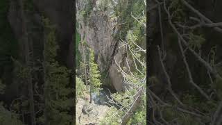 Virginia Cascades Waterfall at Yellowstone National Park [upl. by Keener]