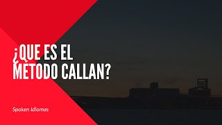 ¿Que es el Método Callan [upl. by Yvehc183]