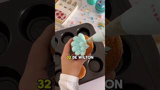 ideas creativas para decorar tus cupcakes🧁💡 pasteleria cupcakes [upl. by Angeli]