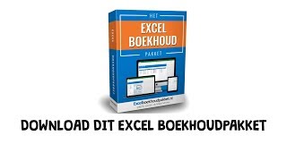 Gratis Excel boekhoudpakket [upl. by Ahsietal]