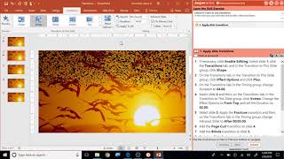 Jasperactive PowerPoint Lesson 62  Using Transitions [upl. by Llemhar]